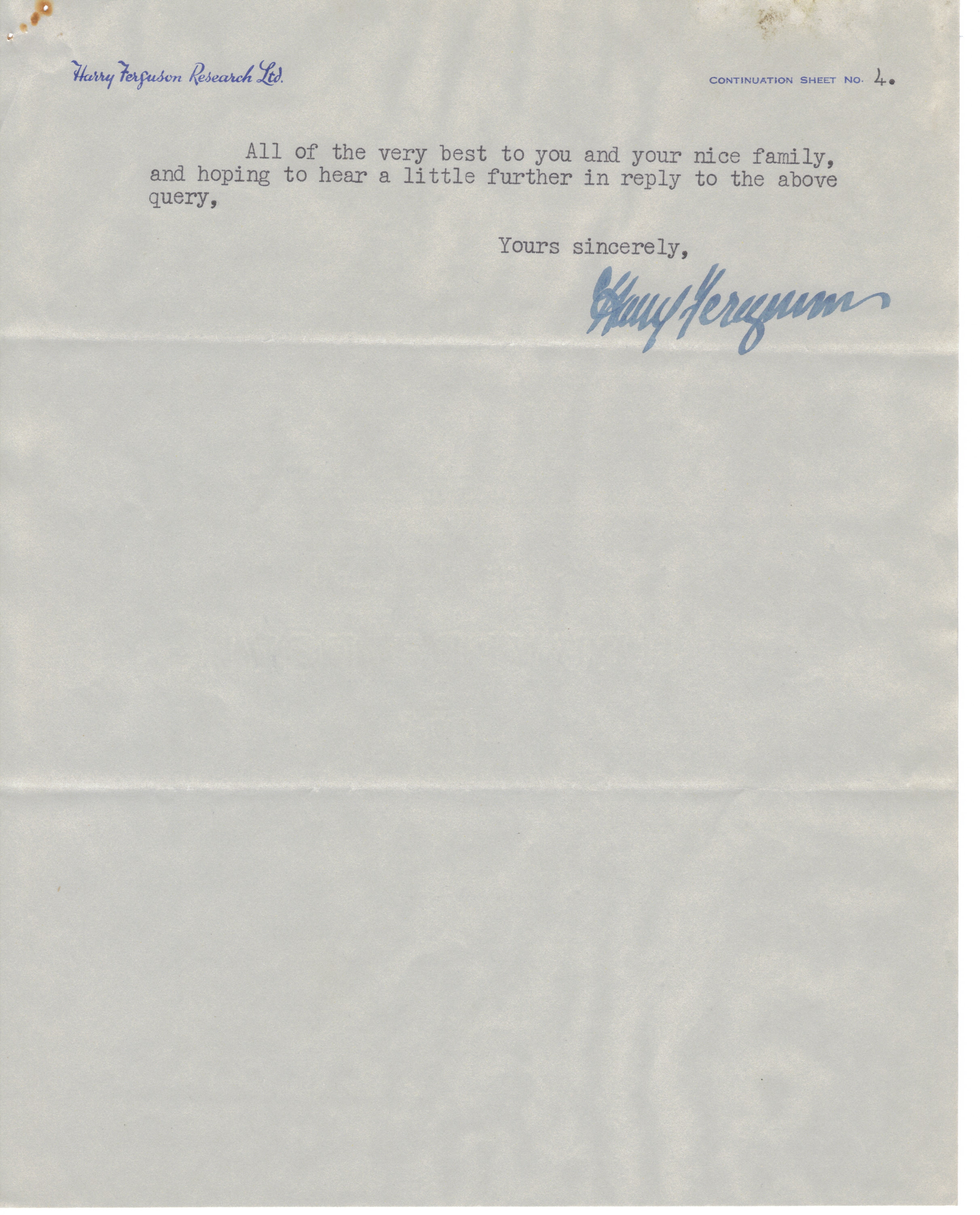 First page of Correspondence dated 22 April 1955, 22 April 1955