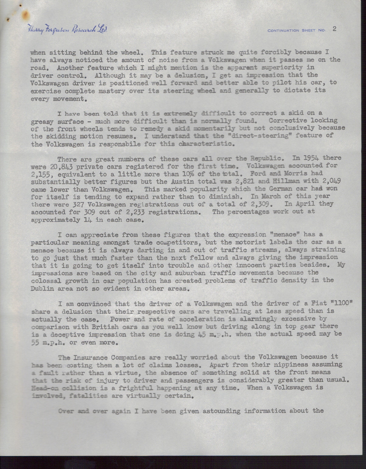 First page of Correspondence dated 27 June 1955, 27 June 1955